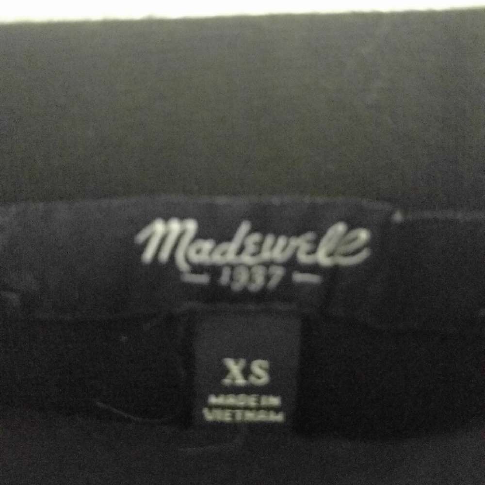 Madewell Black Knit Miniskirt - Picture 2 of 2